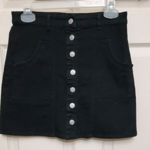 Altar'd State Button Front Mini Skirt